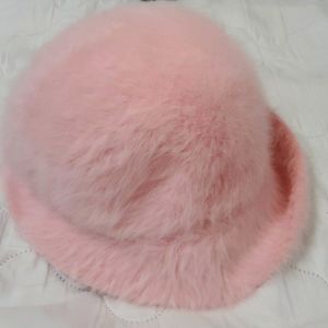Kangol Pink Angora Hat Sz.XS